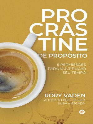 cover image of Procrastine de Propósito